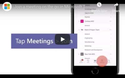 How to Join a Microsoft Teams Meeting on the Go