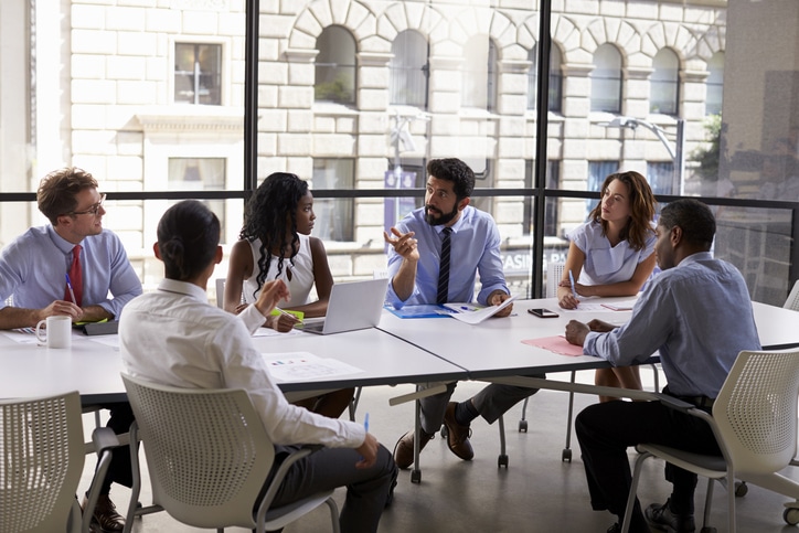 Lawyers discussing Technology Compentence